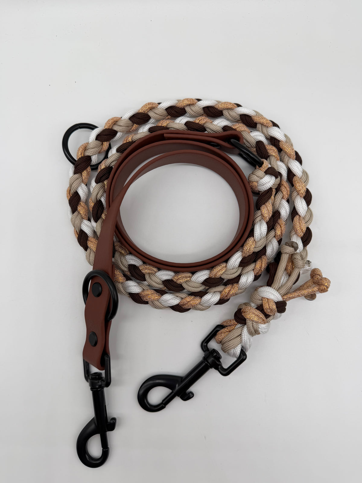 Biothane/Paracord Leine 2m rund