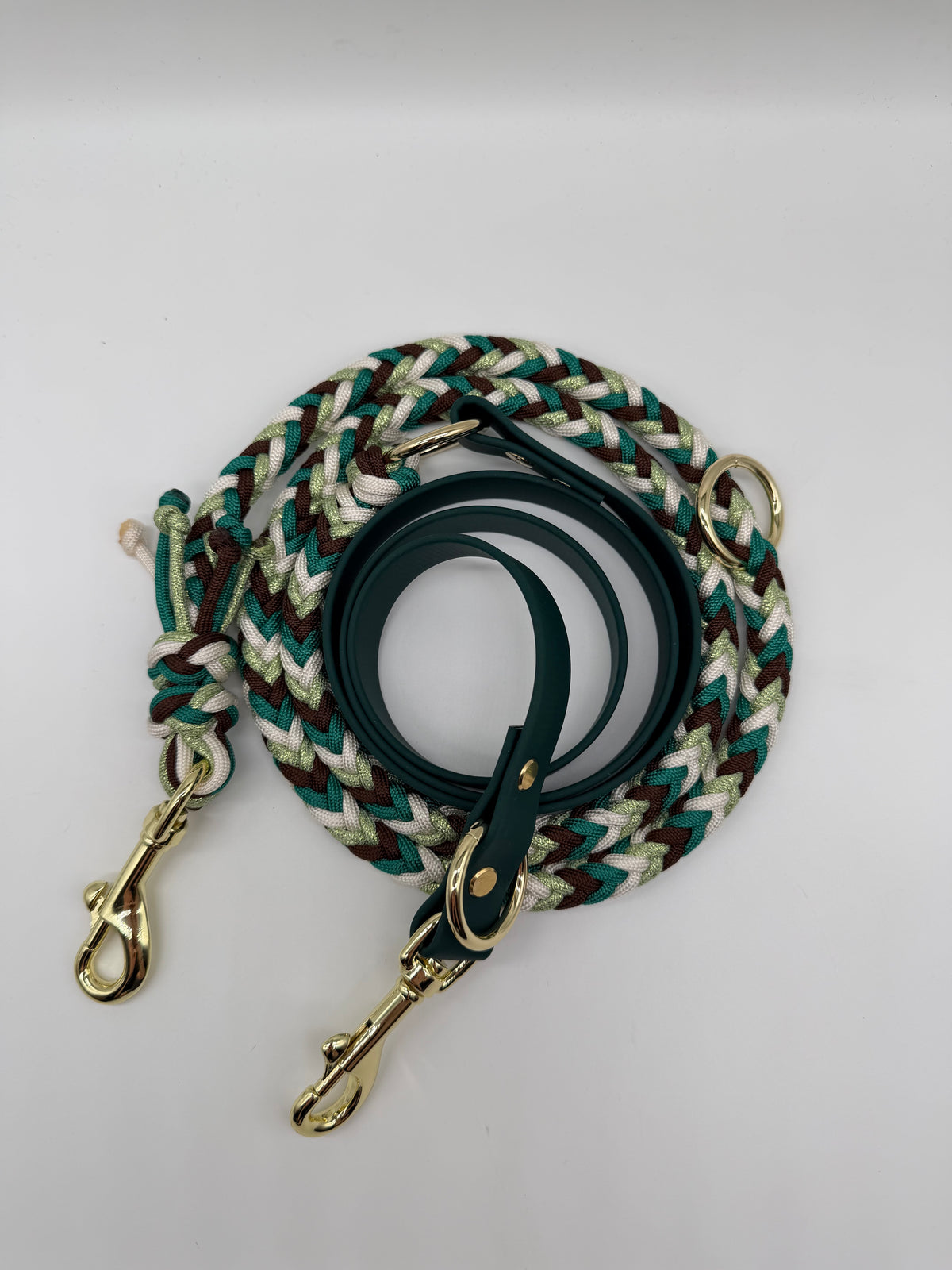 Biothane/Paracord Leine 2m eckig