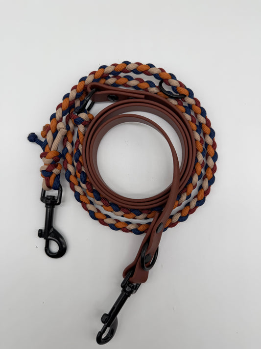 Biothane/Paracord Leine mini 2m rund bis 8kg