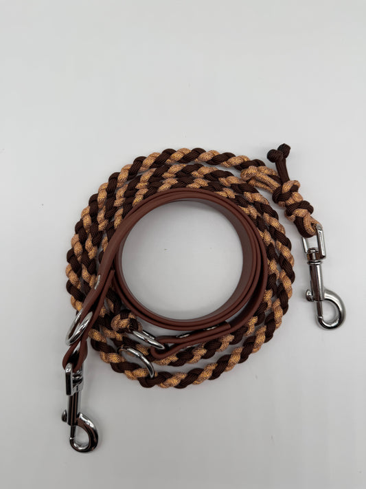 Biothane/Paracord Leine mini 2m rund bis 8kg