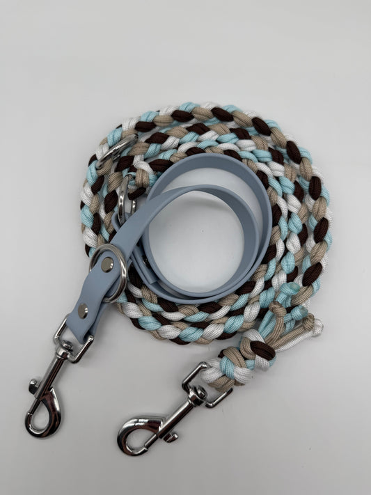 Biothane/Paracord Leine 2m rund