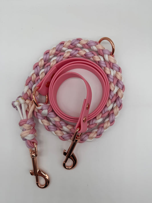 Biothane/Paracord Leine 2m rund
