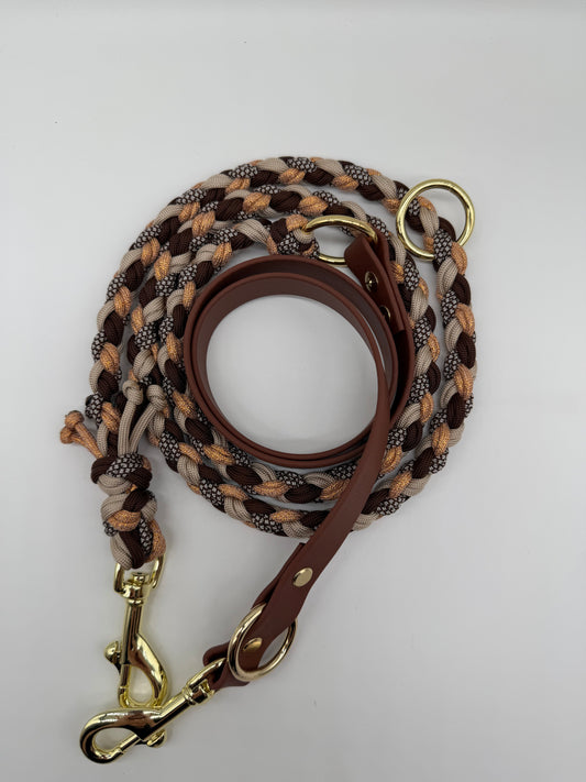 Biothane/Paracord Leine 2m rund