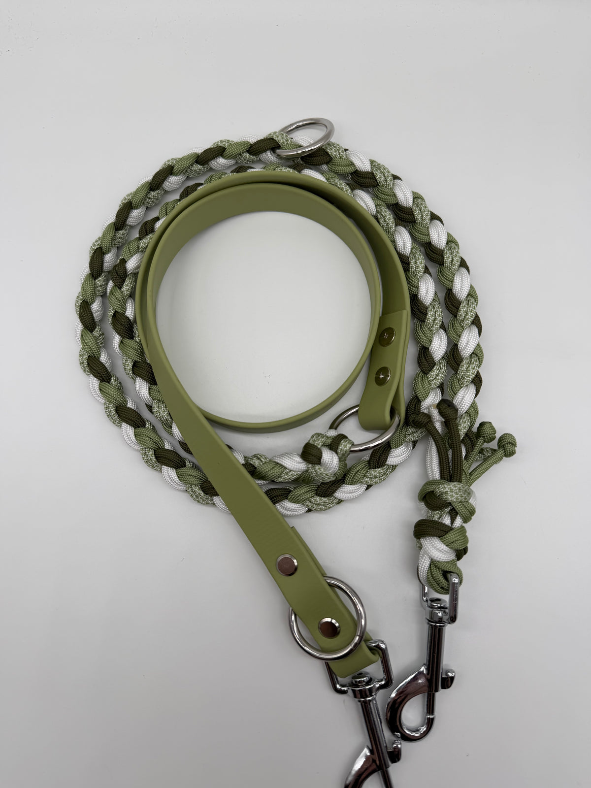 Biothane/Paracord Leine 2m rund
