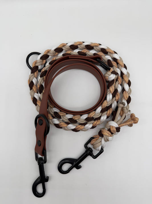 Biothane/Paracord Leine 2m rund